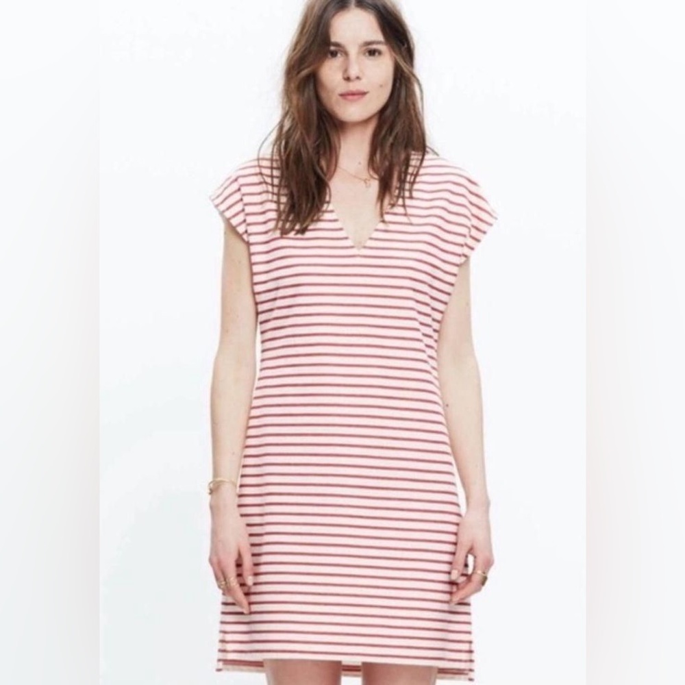 NWOT Madewell Striped Vacances Dress